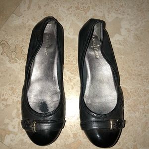 Cole Haan Black Leather Flats Size 5.5